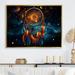 Bungalow Rose Teal & Yellow Nights Embrace Dreamcatcher I On Canvas Print Plastic in Blue/Yellow | 34 H x 44 W x 1.5 D in | Wayfair