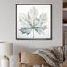 Winston Porter Silver Sycamore Leaf I - Print on Canvas Canvas, Cotton in Gray | 24 H x 24 W x 1 D in | Wayfair B75ED765C9524D49AE1F8A017377EBA0
