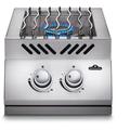 Napoleon Drop-In Range Burner - BI12RTNSS, 12-In, 2-Burners, Built-In 500 Series Stainless Steel in Gray | 11.4 H x 15.5 W x 24.6 D in | Wayfair