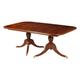 Maitland-Smith Reeded Extendable Solid Wood Dining Table Wood in Brown/Red | 30 H in | Wayfair 89-0705