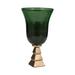 House of Hampton® Mayfair Handmade Glass Table Vase Glass in Green/Yellow | 15 H x 8 W x 8 D in | Wayfair A148114BE18A41728ABA4C0EC5DF53B0