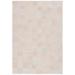 White 79 x 79 x 0.25 in Area Rug - Ebern Designs Sanchia Geometric Machine Woven Power Loom Indoor/Outdoor Area Rug in Beige | Wayfair