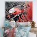 Highland Dunes Fish And Small Animal Underwater Coral I On Canvas Print Metal in Gray/Red | 30 H x 40 W x 1.5 D in | Wayfair