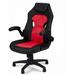 Inbox Zero Adjustable Reclining Ergonomic Swiveling PC & Racing Game Chair in Red | 45 H x 28 W x 30 D in | Wayfair