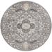 Black/Brown Round 7'10" Area Rug - Charlton Home® Biarni Oriental Gray/Brown/Black Area Rug Polyester/Polypropylene | Wayfair