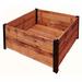 Arlmont & Co. Antone Wood Planter Box Wood in Brown | 15.35 H x 29.92 W x 29.92 D in | Wayfair 40BD2B46686F45E38B5A296507CE5799