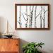 Millwood Pines Birch Trees II Framed On Canvas Print Canvas, Solid Wood in Brown | 26 H x 38 W x 1.5 D in | Wayfair