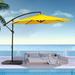 Arlmont & Co. Hawkinsville 10' Cantilever Umbrella in Yellow | 96.36 H x 120 W x 120 D in | Wayfair DCF027867D72416EB4221A33D029CDCD