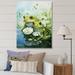 August Grove® Cute Frog Portrait At The Pond V On Canvas Print Metal in Green | 40 H x 30 W x 1.5 D in | Wayfair 5A20B4F584F54B2DB1FB0DC067AFEFBE