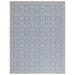 Blue 103 x 79 x 0.25 in Area Rug - Martha Stewart Rugs Rectangle Msr Bh Indoor/Outdoor Area Rug Polypropylene | 103 H x 79 W x 0.25 D in | Wayfair