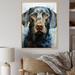 Winston Porter Dog Weimaraner Majestic Portrait I On Canvas Print Metal in Black | 40 H x 30 W x 1.5 D in | Wayfair