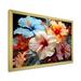 Bay Isle Home™ Hibiscus Flowers Blooming - Print on Canvas Metal in Blue/Orange | 16 H x 32 W x 1 D in | Wayfair FC4E743EDD2B4032981126A01457EF80