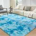 Blue 1 x 1 W in Living Room Area Rug - Blue 1 x 1 W in Area Rug - Latitude Run® 8X10 Large Area Rugs For Living Room, Super Soft Fluffy Modern Bedroom Rug, Big Indoor Thick Soft Rug For Nursery Room Home Decor | Wayfair