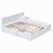 Red Barrel Studio® Miesner Platform Storage Bed Wood in White | 29.9 H x 77.6 W x 118 D in | Wayfair 0AD3F933329D47B68DA86674A14794A5
