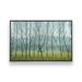 Winston Porter Misty Normandy Meadow On Canvas by Caroyl La Barge Print Canvas in Blue/Green/Yellow | 10 H x 32 W x 1.75 D in | Wayfair