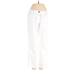 White House Black Market Khaki Pant: White Solid Bottoms - Women's Size 4