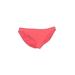 Calvin Klein Swimsuit Bottoms: Pink Solid Swimwear - Women's Size Medium