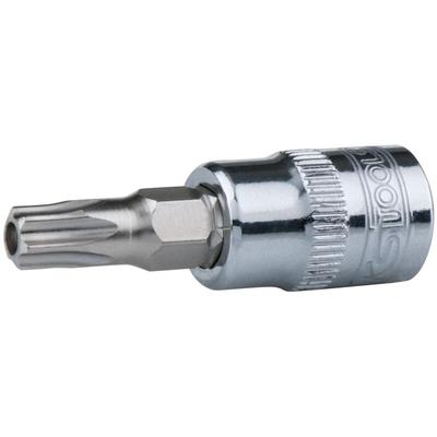 Kstools - 1/4' CHROMEplus Bit-Stecknuss Torx mit Stirnlochbohrung,TB9 Image