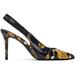 Black & Gold Scarlett Heels - Black - Versace Jeans Heels