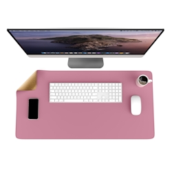CSL Mauspad, XXL 800 x 400 x 3 mm Schreibtischunterlage, XXL Mousepad / Rutschfest, pink Image