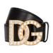 Calfskin Belt With Dg Logo