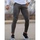 Men's Trousers Chinos Chino Pants Pocket Stripe Comfort Breathable Outdoor Daily Going out Cotton Blend Casual Khaki Light Grey