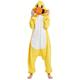 Adults' Kigurumi Pajamas Nightwear Onesie Pajamas Duck Animal Animal Onesie Pajamas Pajamas Funny Costume Cosplay For Men and Women Animal Sleepwear Cartoon