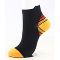 Men's 3 Pairs Socks CompressionSocks Light Yellow Yellow Color Color Block Casual Daily Basic Medium Summer Spring Fall Stylish Traditional / Classic