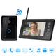 Wireless Video Doorbell 2.4GHz Home Office Wireless Video Intercoms For Home Wireless Video Door Phone Apartment