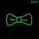 LED Glowing Bow Tie Luminous Adjustable Costume Accessories for Christmas Halloween Light Up Decoration Wedding Festival Glow Party Supply