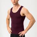 Men's GYM Tank Compression Tank Workout Tank Men Tops Tank Crew Neck Sleeveless Street Vacation Going out Casual Daily Quick dry High Stretch Breathable Plain Wine Red Black Activewear Fashion Basic