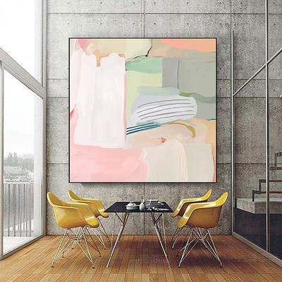 Handmate Oil PaintingCanvasWall Art DecorationAbstract Knife PaintingLandscape Flowerfor Home Decor Rolled Frameless Unstretched Painting