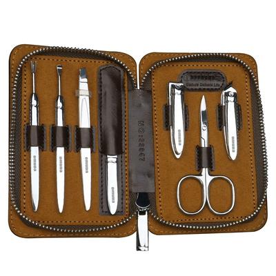 Mens Manicure Set Nail Pedicure Kit Professional -7 Pieces Stainless Steel Grooming Kit, Manicure Kit Nail Clipper Set Nail Tools for Travel or Home