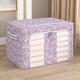 Large Capacity Clear Storage Box, Foldable Blanket Comforters Quilt Packing Cube, Portable Storage Bin Basket For Moving Bedroom