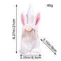 Easter Faceless Doll Decorations: Cute Bunny Doll Figurines, Perfect for Creating Festive Party Atmosphere Props and Decorations