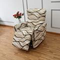 Recliner Cover Sofa Cover One Seat Recliner Chair Slipcovers Furniture Cover for Recliner Couch Cover Floral with Elastic Bottom(Include 1 Backrest Cover, 1 Seat Cover, 2 Armrest Cover)