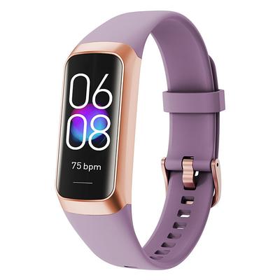 C60 Smart Watch 1.1 inch Smartwatch Fitness Running Watch Bluetooth Pedometer Sleep Tracker Heart Rate Monitor Compatible with Android iOS Women Men Long Standby Step Tracker IP 67 43mm Watch Case