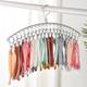 Stainless Steel Clothes Drying Hanger Windproof Clothing Rack Clips Sock Laundry Airer Hanger Underwear Socks Holder