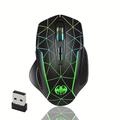 Mouse con ricarica wireless da 2,4 g, il compagno perfetto per il gioco e l'ufficio per i computer portatili