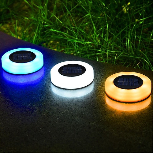 Luce Solarizzata A Terra Luce Solare Alimentata Luci Interrate da Giardino Esterno Luci da Percorso Luce per Giardino Recinzione Sotto Scale