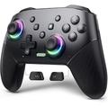 controller wireless per nintendo switch oled console pro gamepad con batteria ricaricabile 600mah funzione turbo programmabile