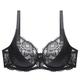 pizzo di lusso femminile plus size reggiseno raccolto tinta unita reggiseno push up sexy sottile traspirante