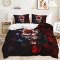 2 pezzi / 3 pezzi rosa fiore vintage san valentino collezione matrimonio set trapunta due pezzi set tre pezzi include un copripiumino 1 o 2 copricuscini set biancheria da letto
