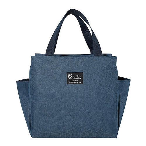 borsa per il pranzo borsa per il pranzo isolata borsa riutilizzabile borsa per il pranzo per donna uomo, borsa termica termica ideale per viaggi in ufficio, scuola, lavoro