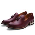 Per uomo Mocassini e Slip-Ons Scarpe casual da uomo Mocassini di vestito Scarpe scozzesi stile britannico Scarpe con nappe Lavoro Informale Formale Natale Giornaliero Ufficio e carriera PU