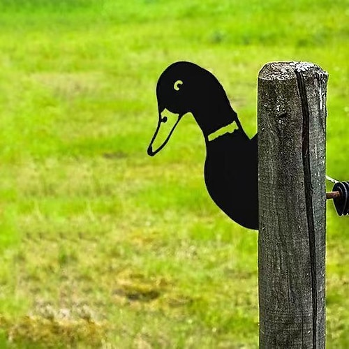 animali metallo giardino art decor, divertente mucca che fa capolino sculture da parete in metallo arte del ferro battuto resistente alle intemperie mucca segno esterno giardino agriturismo arredamento mucca parete arredamento
