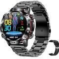 iMosi ET482 Orologio intelligente 1.43 pollice Intelligente Guarda Bluetooth ECG PPG Monitoraggio della temperatura Pedometro Compatibile con Android iOS Da donna Da uomo Standby lungo Chiamate in