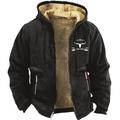 Per uomo Stampe astratte Cowboy Felpe Manica lunga Felpe Con cappuccio Giornaliero Informale Per eventi Da mare Autunno inverno Nero Bianco Rosso Abbigliamento progettista S M L XL XXL 3XL