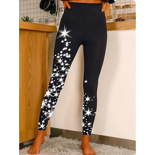 Per donna Leggings da yoga Sollevamento glutei Controllo addominale Vita Alta Pilates Allenamento in Palestra Corsa Collant Leggings Floreale # 1 # 2 # 8 Spandex Autunno Gli sport Abbigliamento