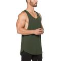 Per uomo Canotta da corsa Canotta per allenamento Senza maniche Gilet / Gilet Estate Cotone Traspirante Asciugatura rapida Yoga Fitness Corsa abbigliamento sportivo Abbigliamento sportivo Nero Bianco